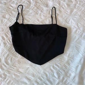 Mimosa tie back crop top